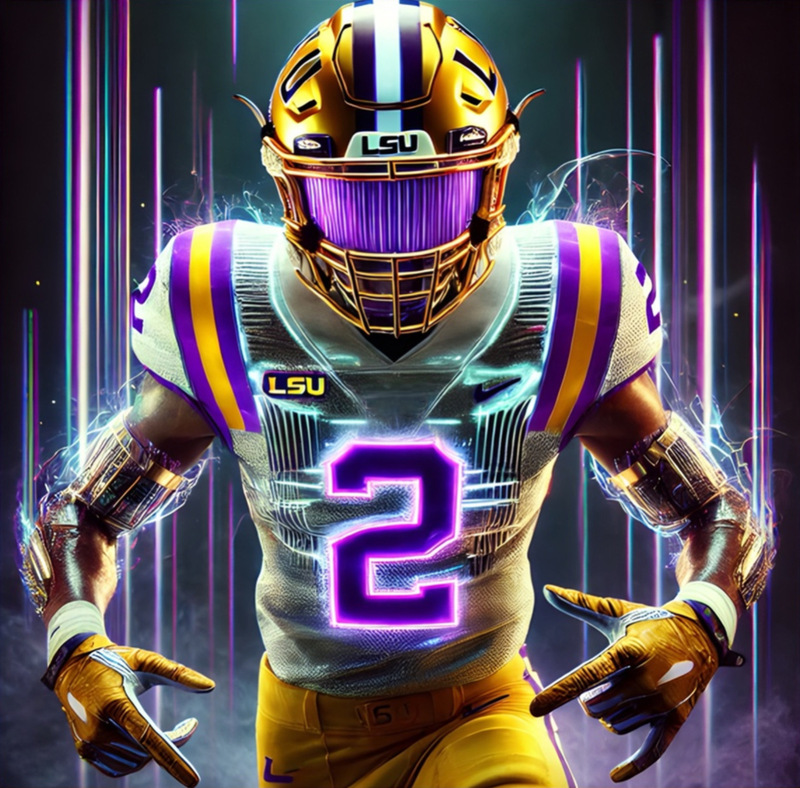 Justin Jefferson LSU football dimensional traveler